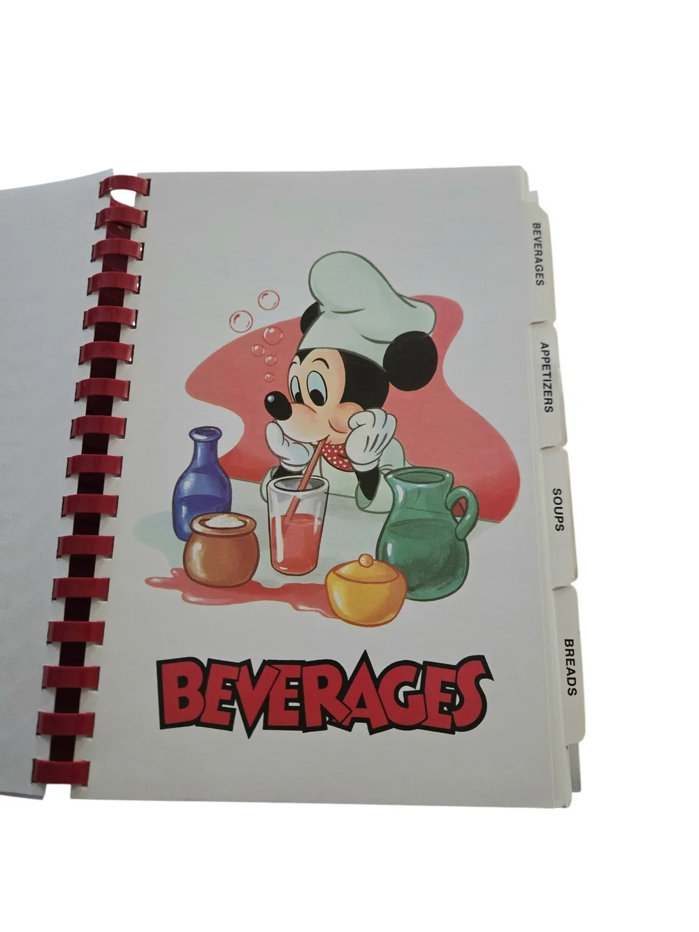 Disney Cooking with Mickey Around Our World 1987 Cookbook Signed